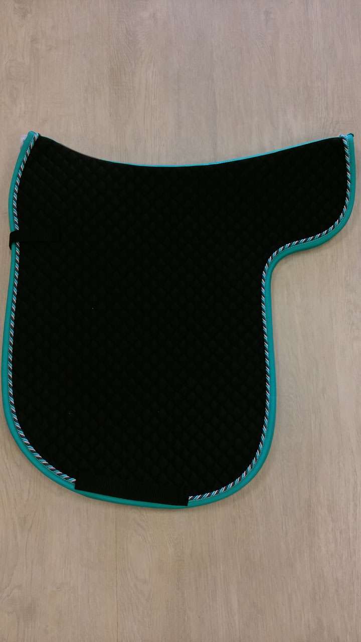 14 Satteldecke Island schwarz Kordel mountainblue Einfass tropic