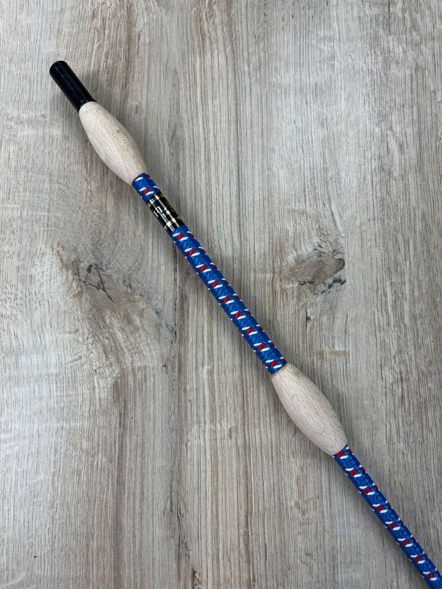 Fleck Balance Gerte islandfarben mit Naturholzknubbeln