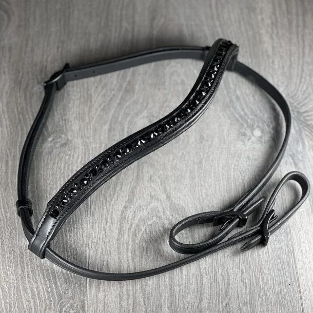 Nordic Horse Trense komplett All Black, hannov. Reithalfter