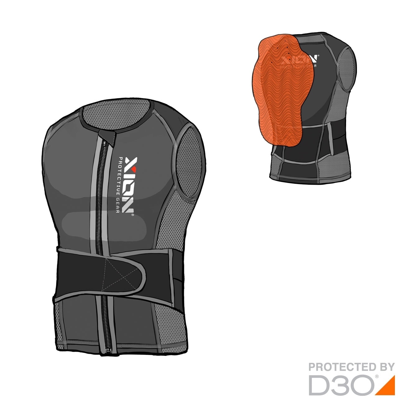 Xion NS Vest Freeride-V2 Junior