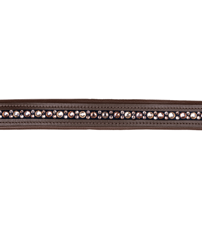 Waldhausen X-Line Lederhalfter Crystal braun/gold