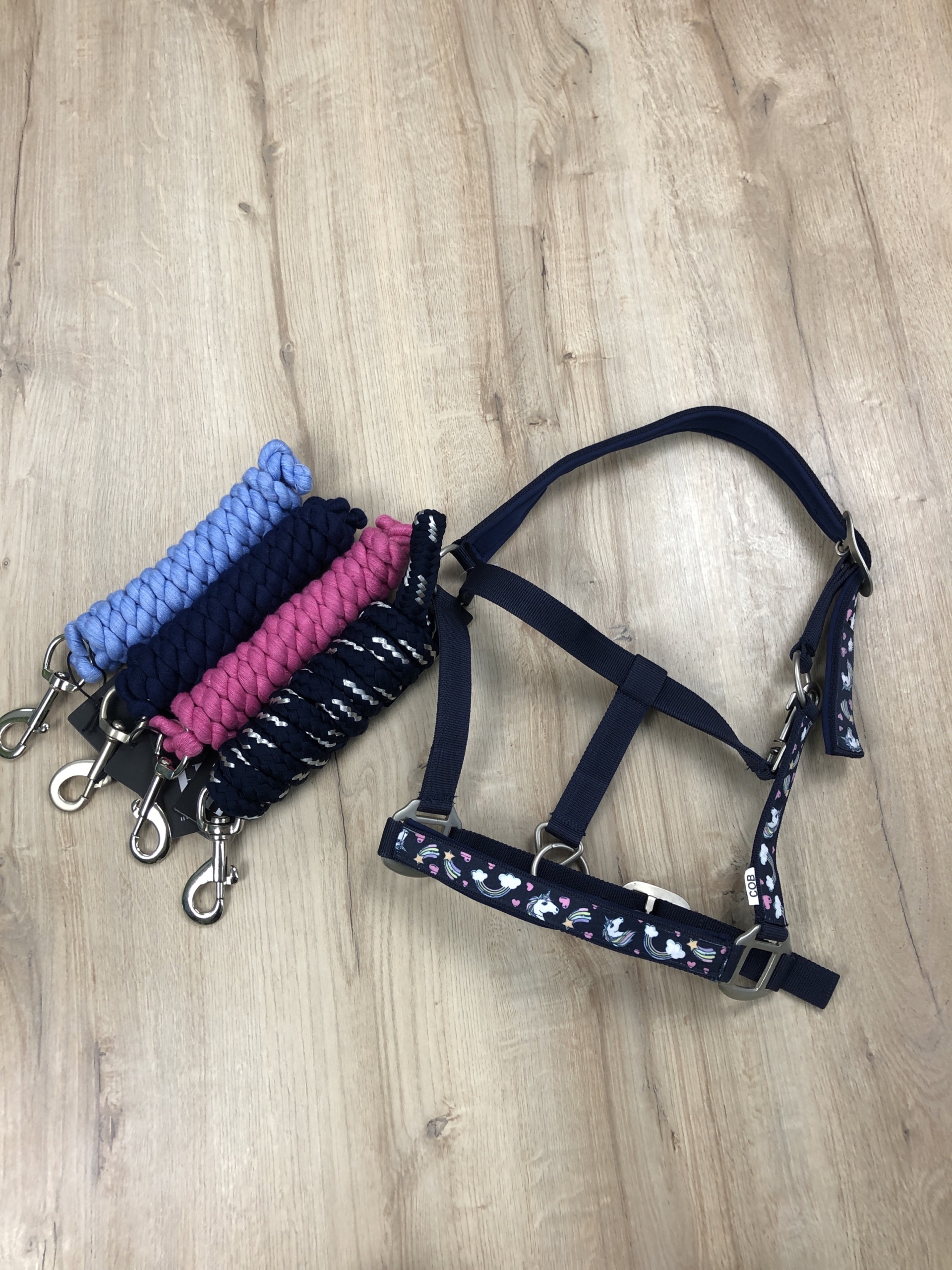 Anbindestrick mit Karabiner