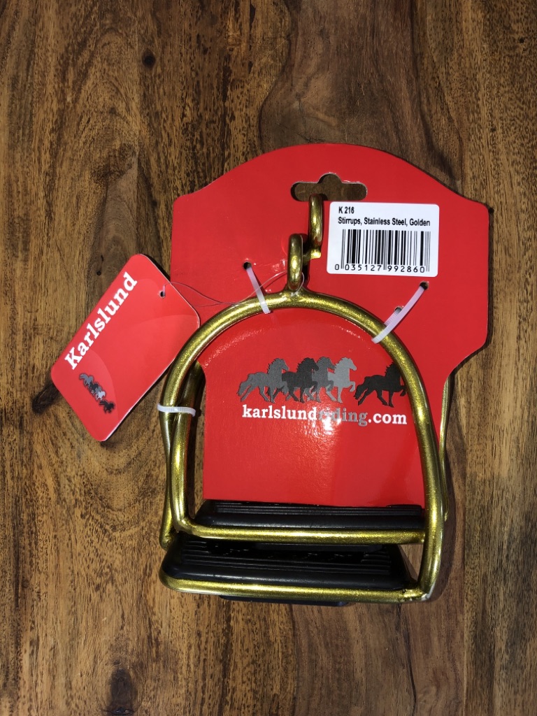 Karlslund Glitter Steigbügel Edelstahl schmal special edition