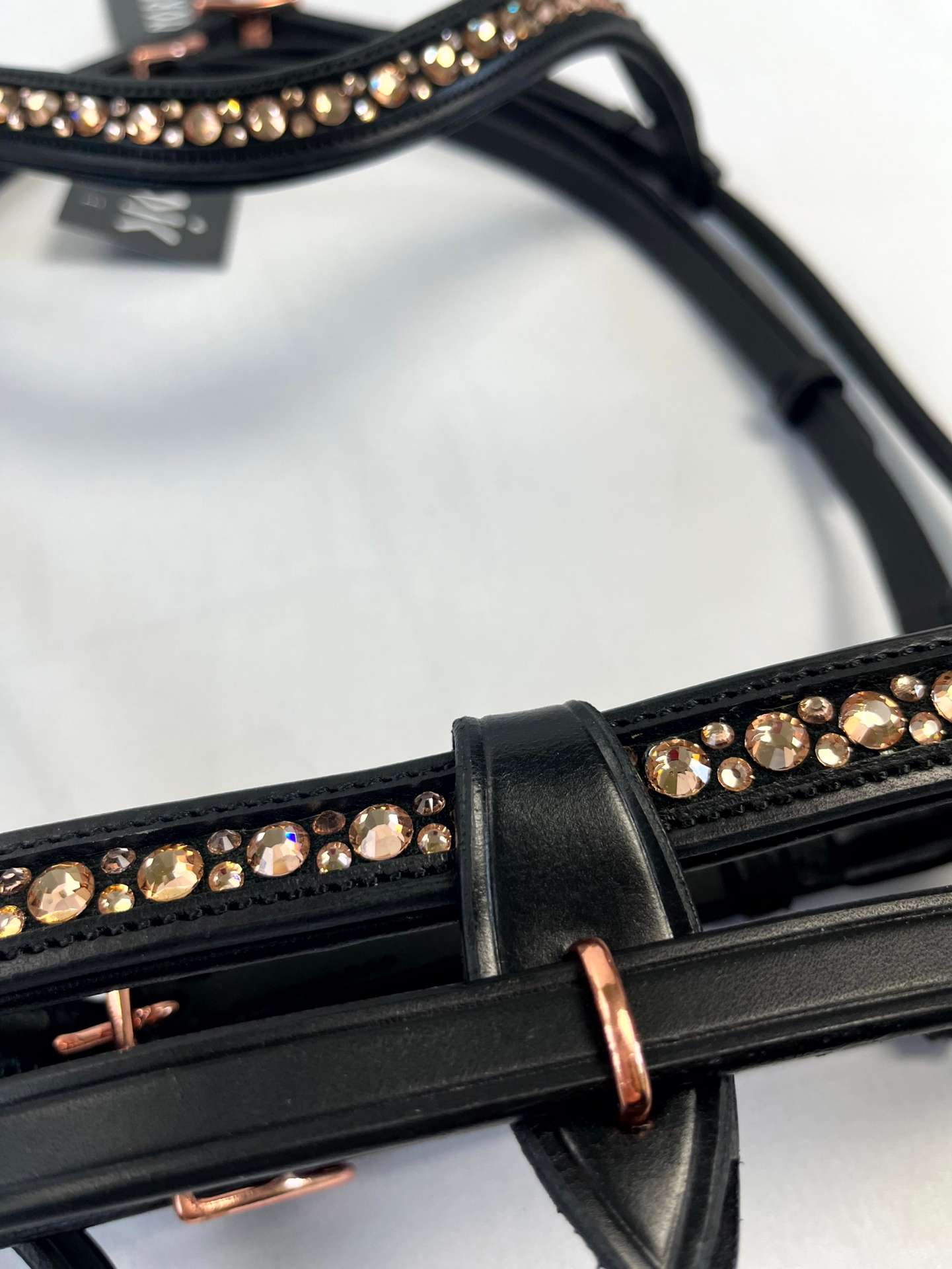 Nordic Horse Trense komplett All Rosegold, engl komb. Reithalfter