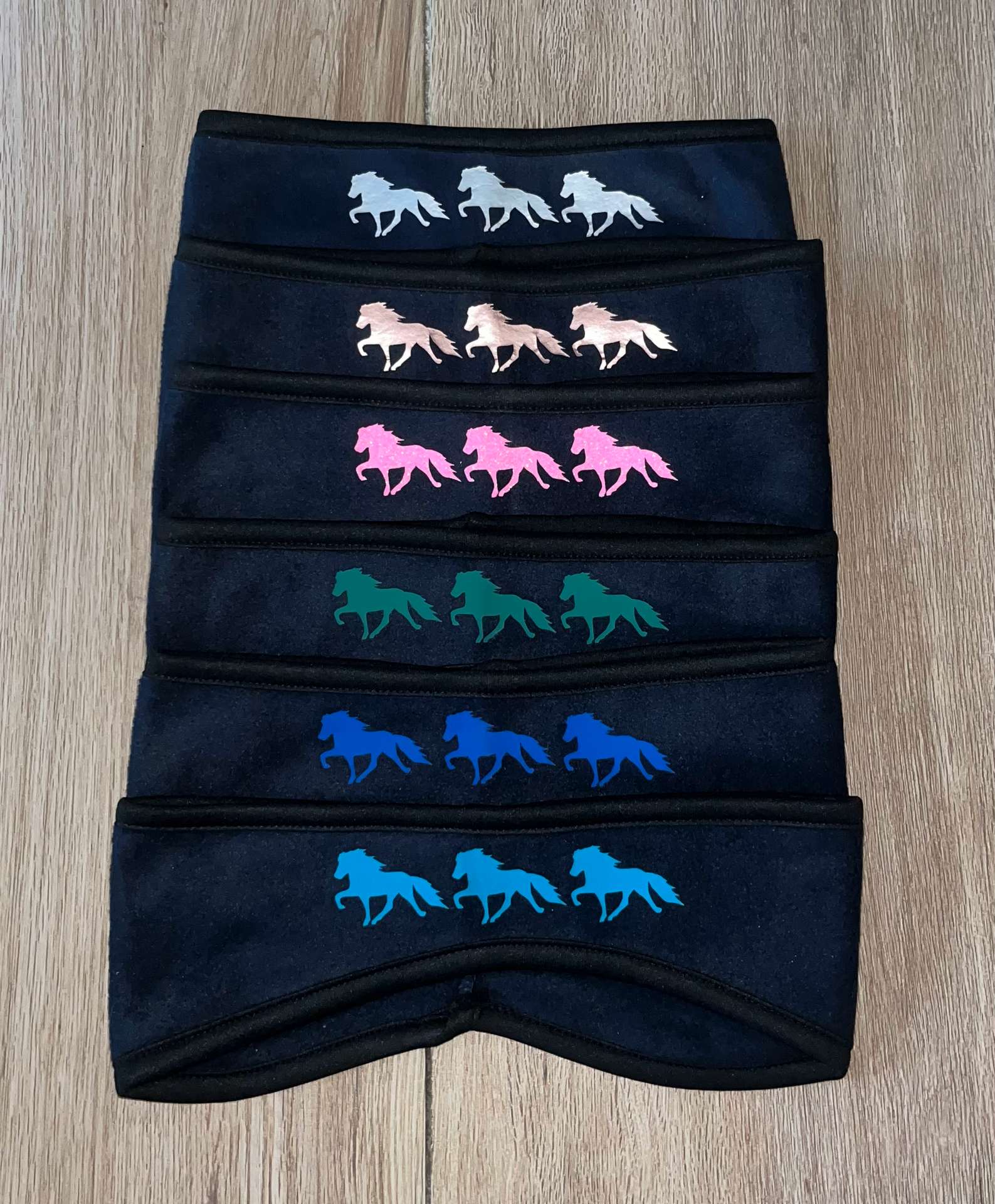 Stirnband navy mit Isi-Aufdruck