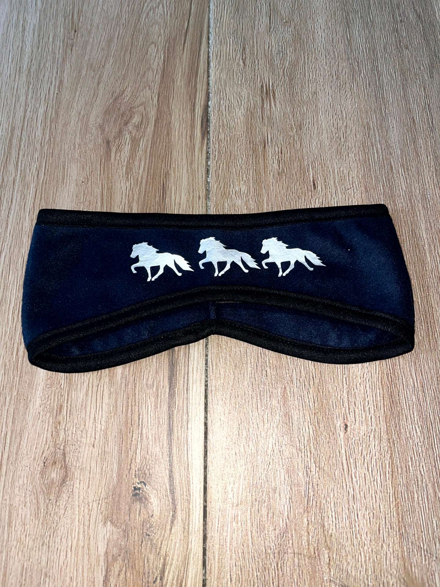 Stirnband navy mit Isi-Aufdruck