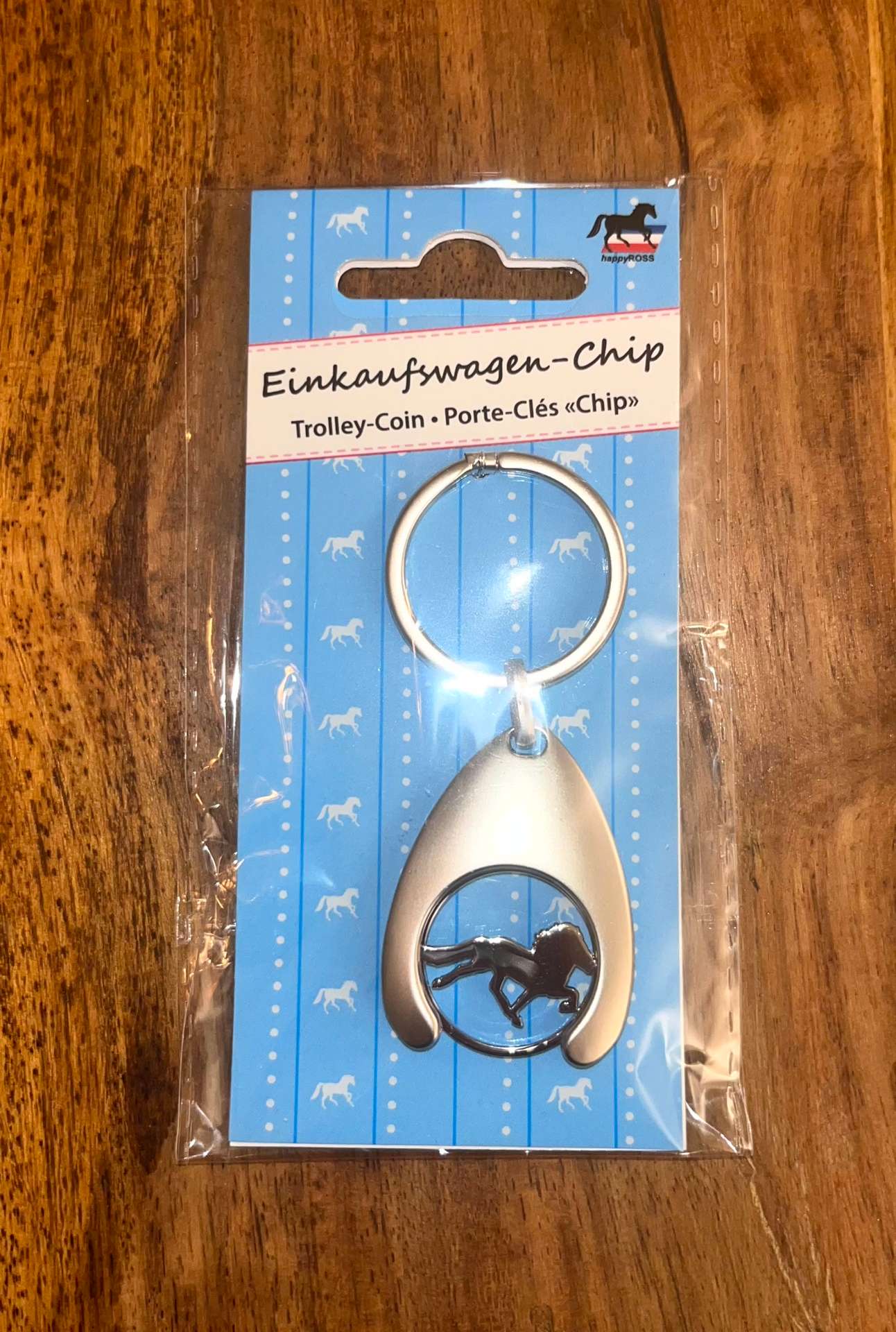 Schlüsselanhänger mit Einkaufs-Chip Isländer