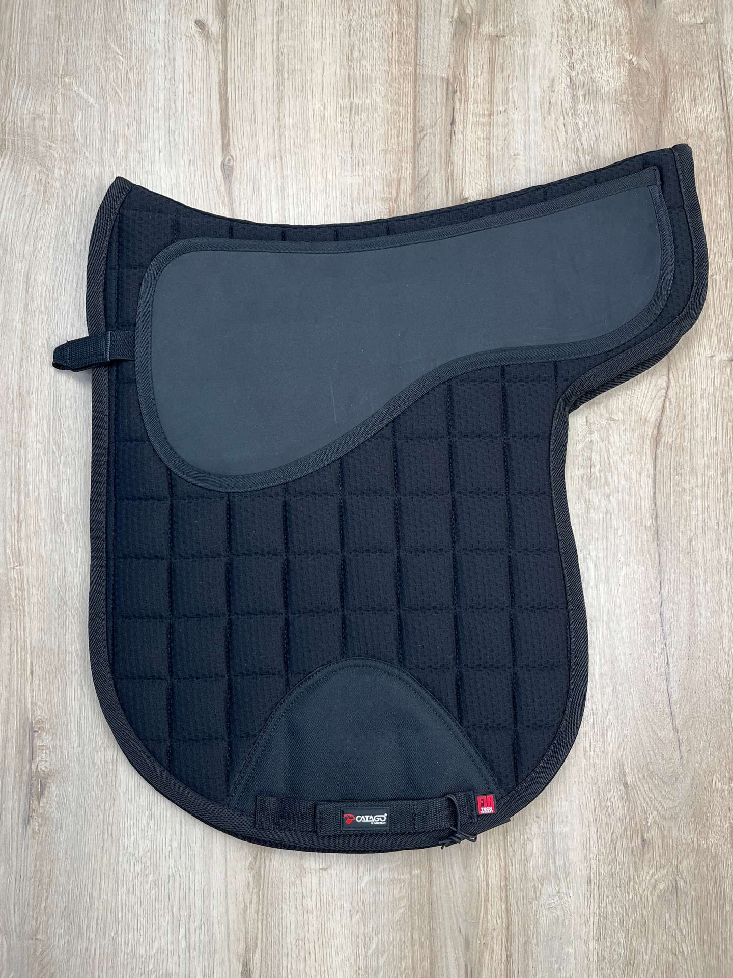 Satteldecke Island Fir-Tec schwarz mit Moosgummi-Auflage