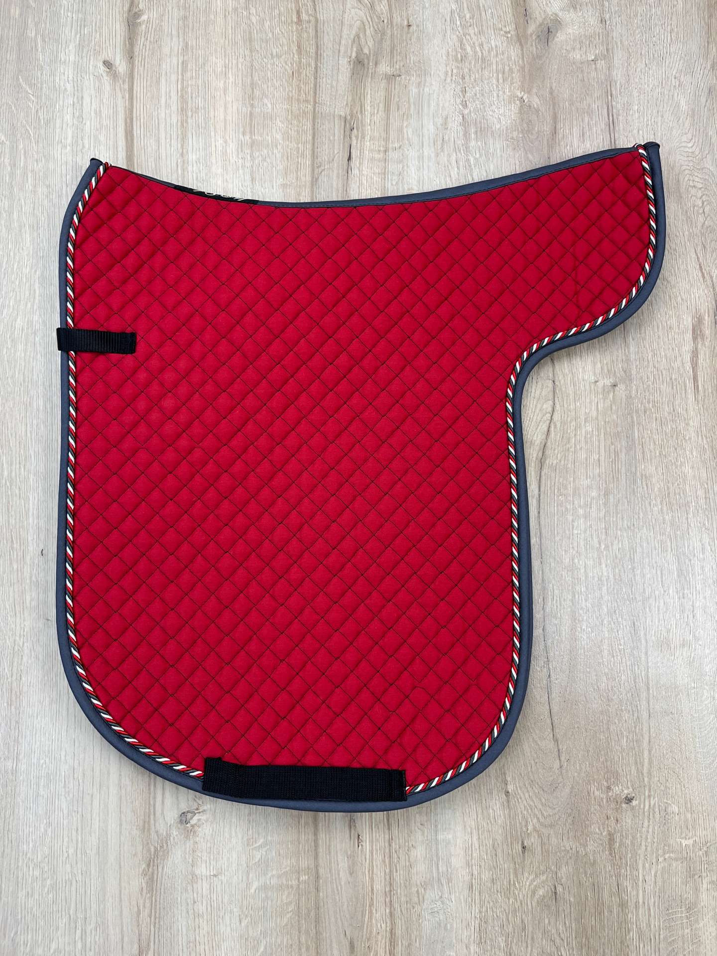 Satteldecke Island rot, Kordel red spirit, Einfass anthrazit