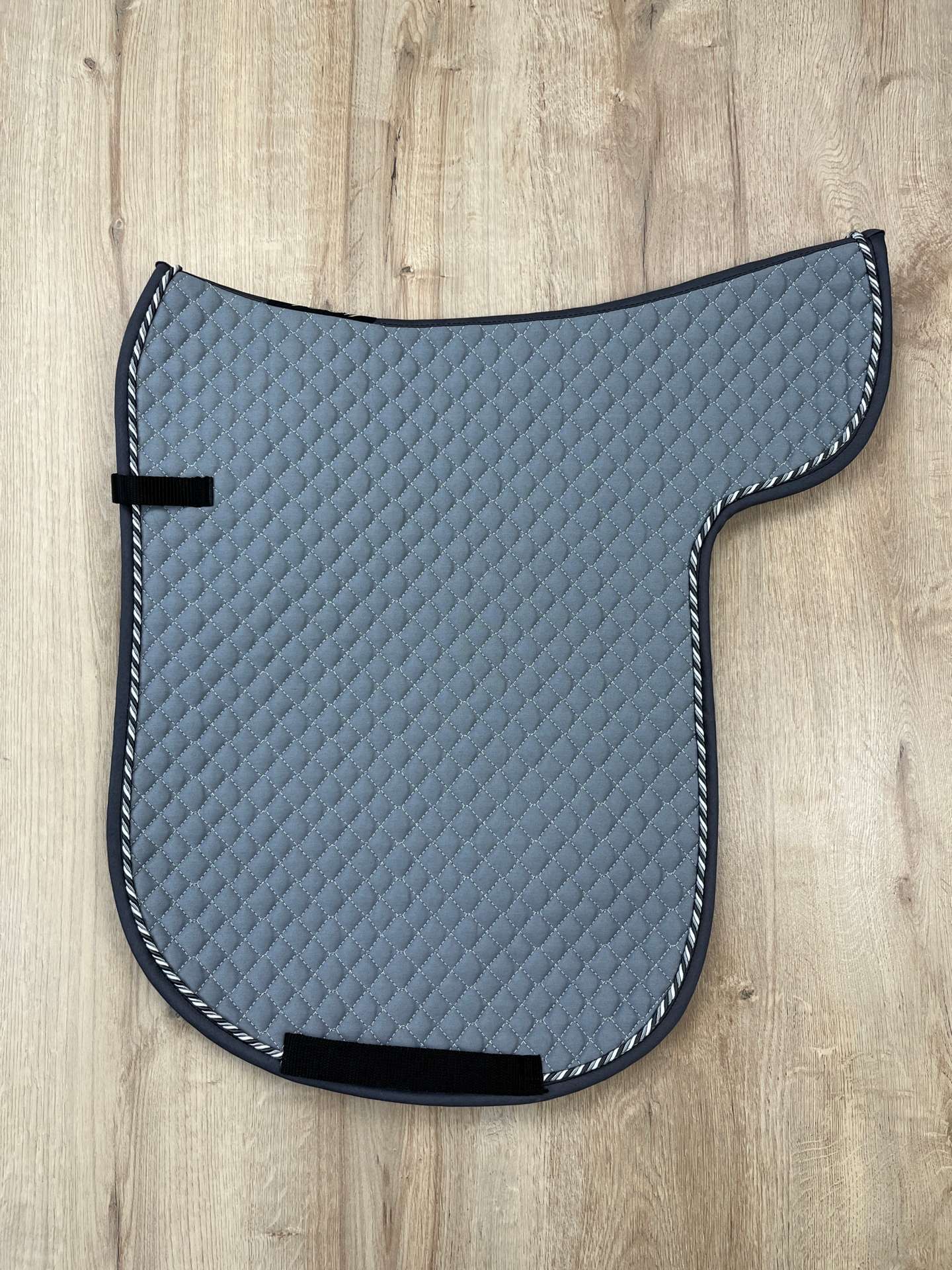 Satteldecke Island grau Kordel stonehenge Einfass anthrazit