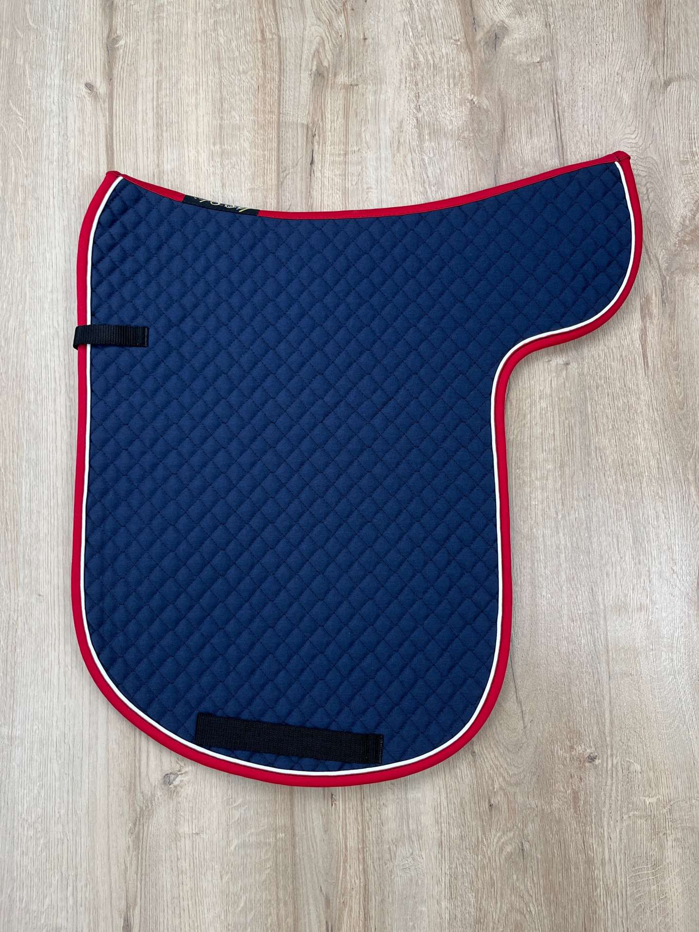Satteldecke Island marine Biese weiß Einfass rot