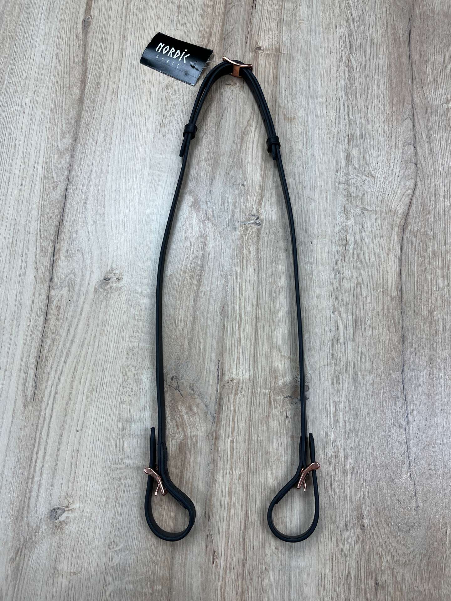 IMG_4116 Nordic Horse Nackenriemen, Genickstück, verstellbar roségold ohne Stirnriemen