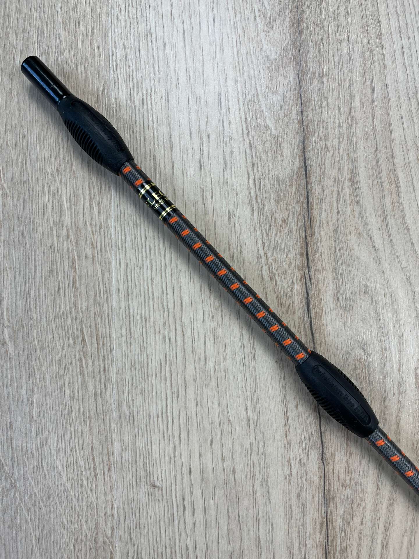 Fleck Balance Gerte Sport anthrazit-orange mit Gummiknubbeln