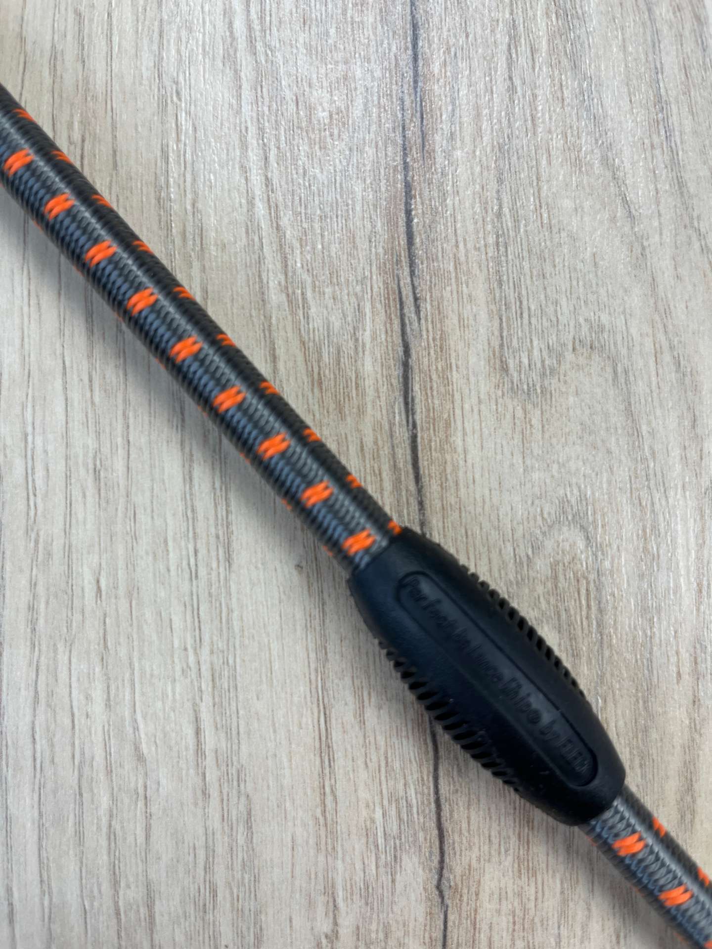 Fleck Balance Gerte Sport anthrazit-orange mit Gummiknubbeln