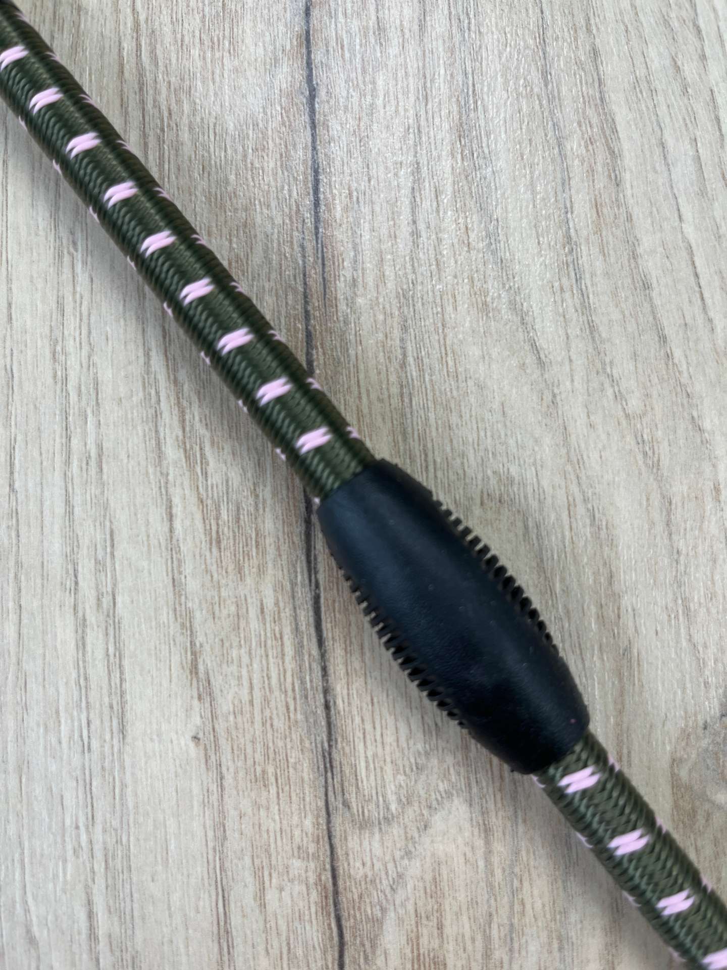 Fleck Balance Gerte Sport oliv-rosé mit Gummiknubbeln