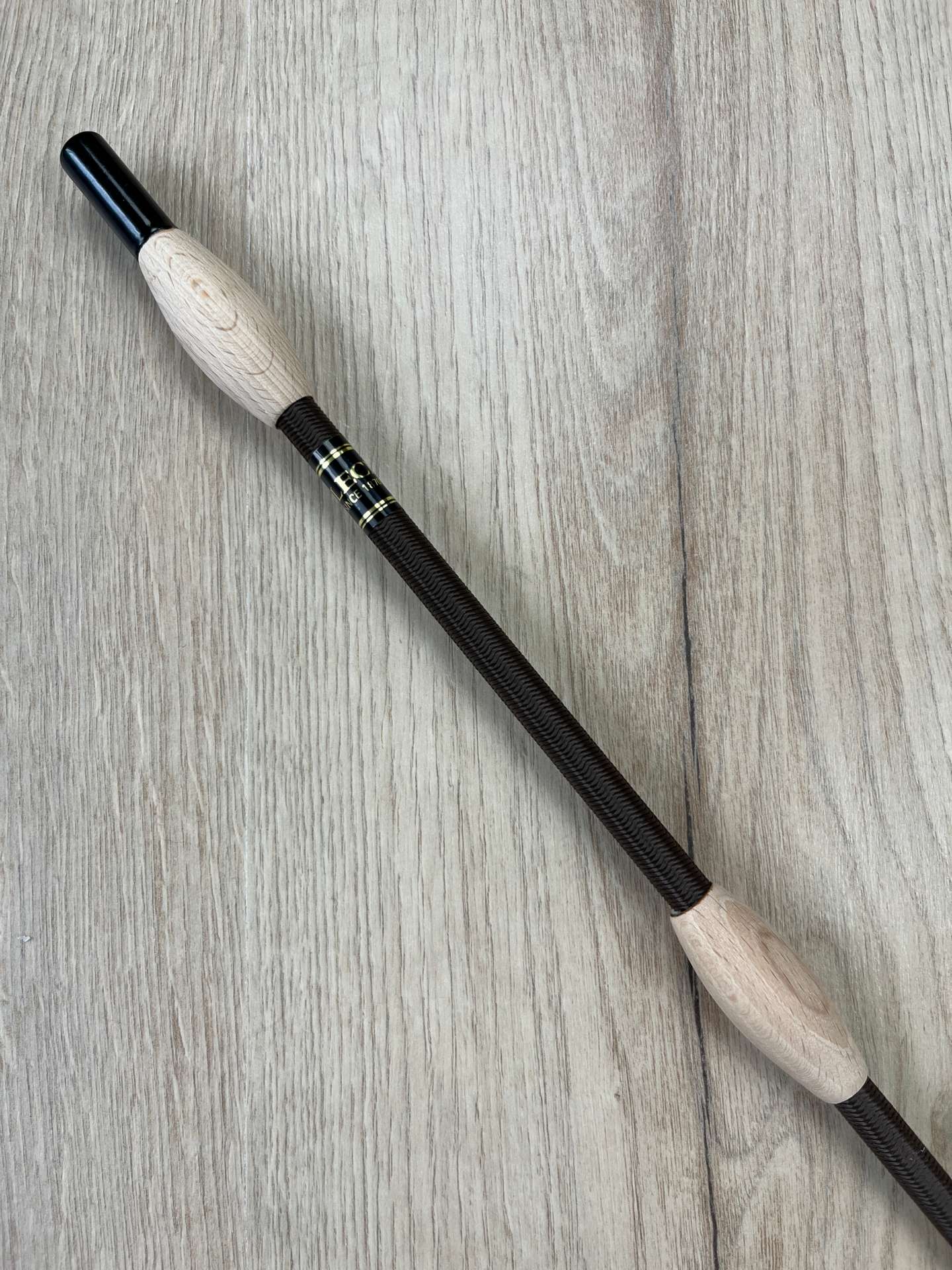 Fleck Balance Gerte braun mit Naturholz-Knubbeln