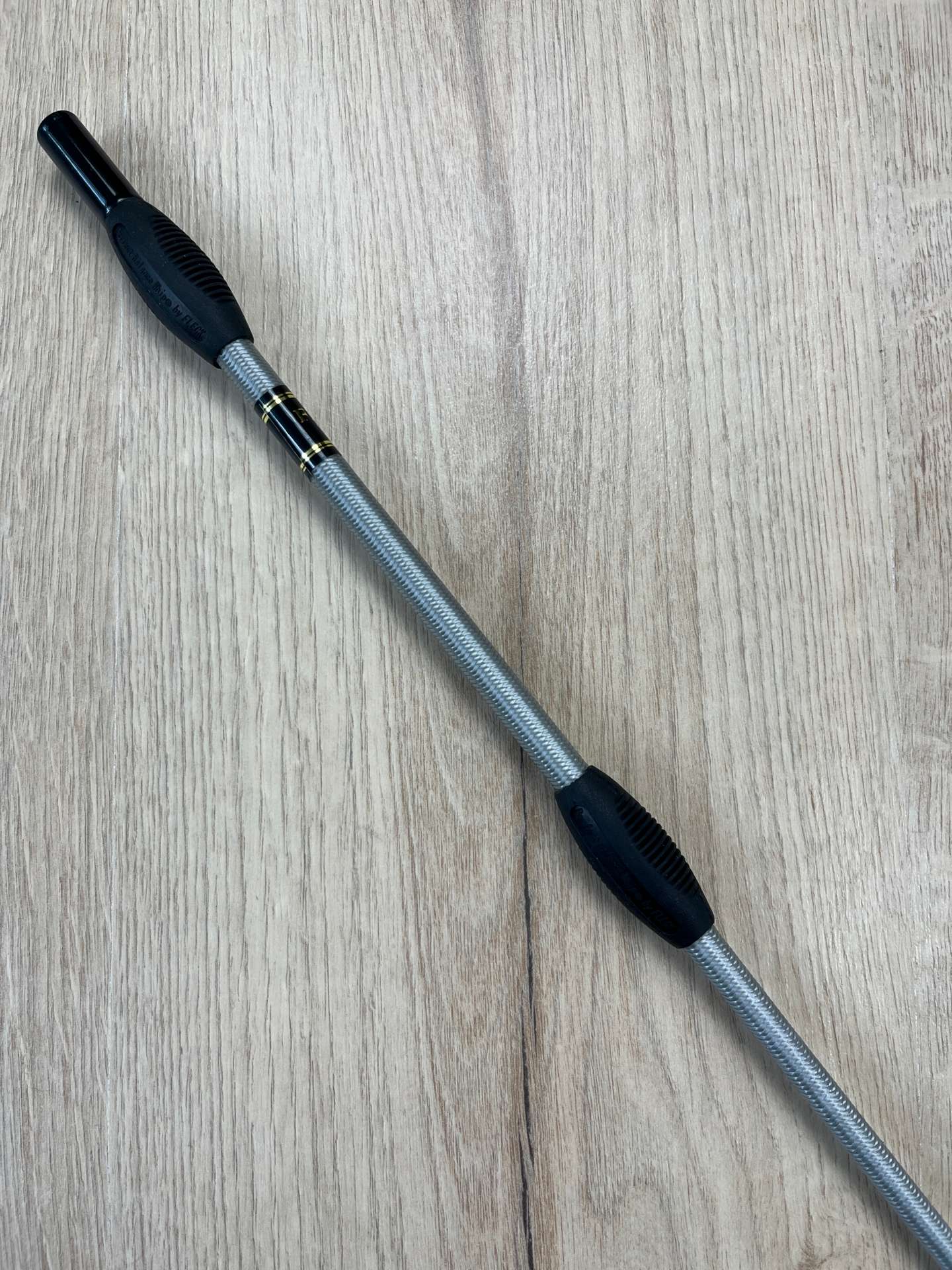 Fleck Balance Gerte Sport mit Gummiknubbeln silber