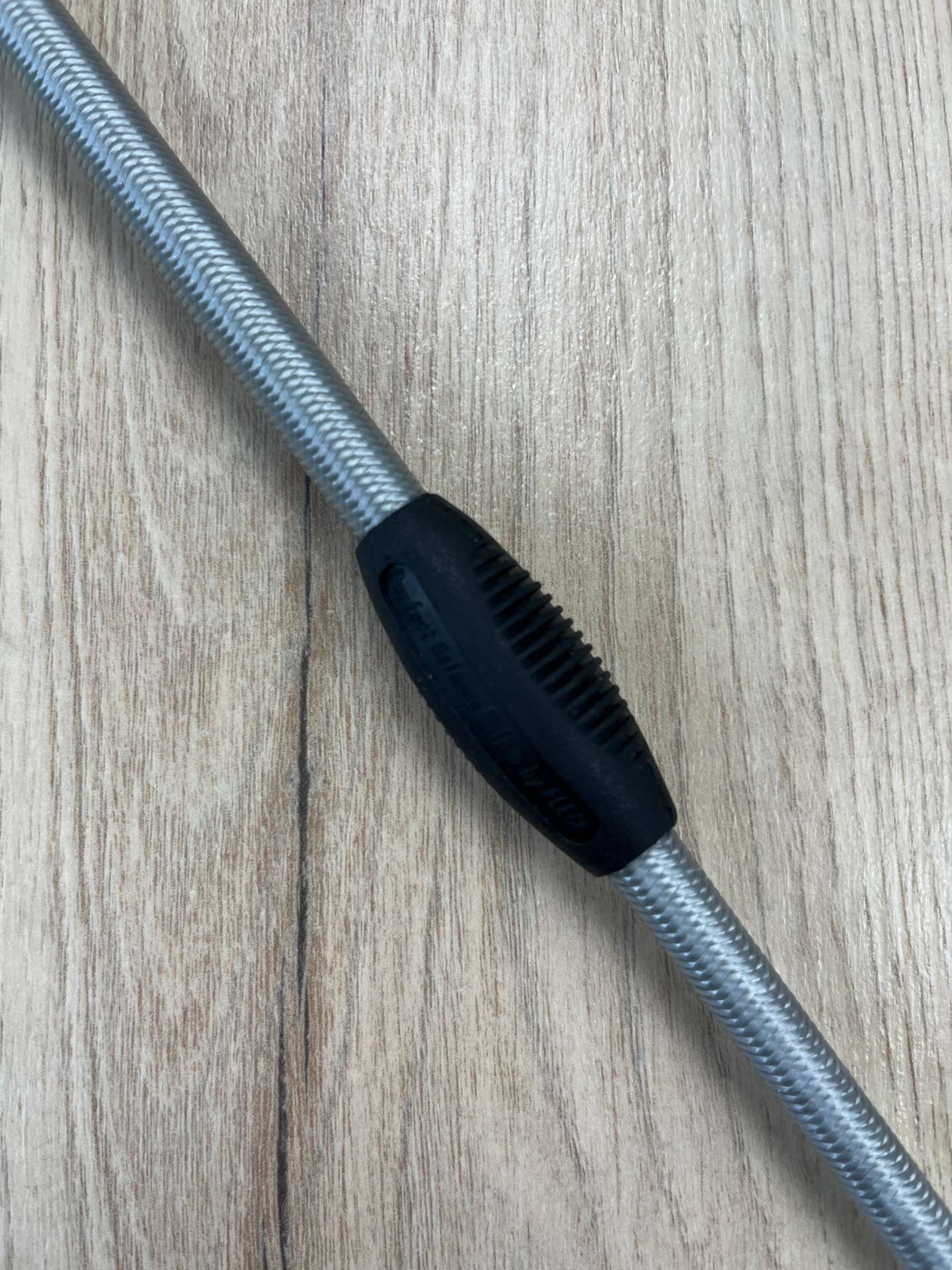 Fleck Balance Gerte Sport mit Gummiknubbeln silber