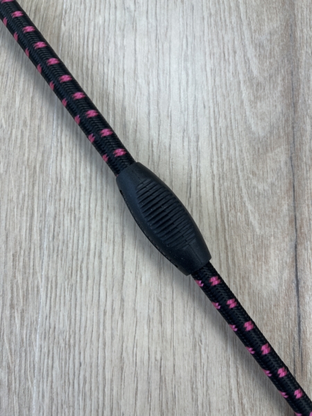 Fleck Balance Gerte Sport schwarz-pink mit Gummiknubbeln