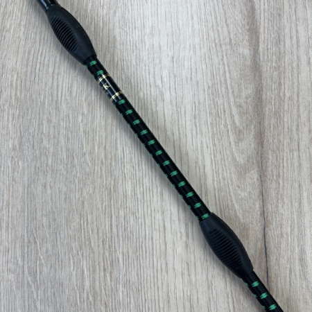 Fleck Balance Gerte sport schwarz – apfelgrün mit Gummiknubbeln