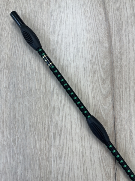 Fleck Balance Gerte sport schwarz – apfelgrün mit Gummiknubbeln
