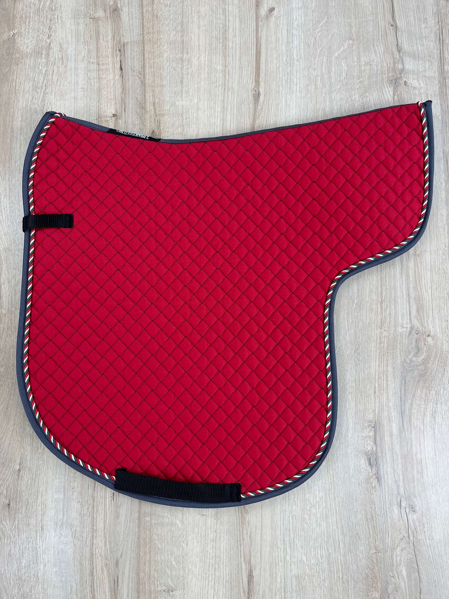 Satteldecke Island anatomic rot Kordel red spirit Einfass anthrazit neue Form!!