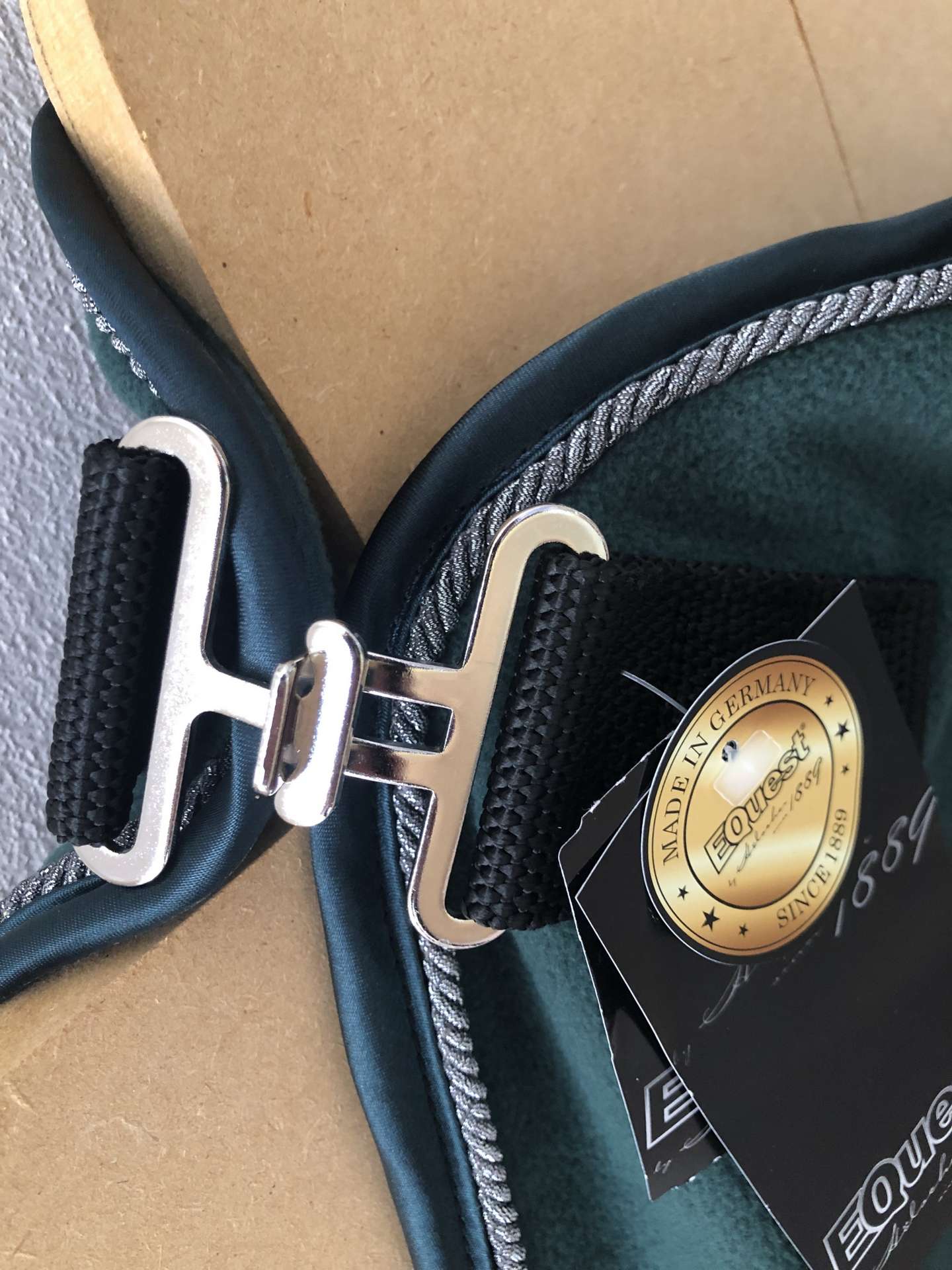 Abschwitzdecke, Equest Alpha Fleece regular plus , Flaschengrün