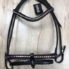 Nordic Horse Trense mit Farbverlauf rosa-pink mit engl.kombiniertem Reithalfter
