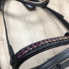 Nordic Horse Trense mit Farbverlauf rosa-pink mit engl.kombiniertem Reithalfter