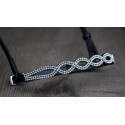 engl. Reithalfter Nordic Horse 3 Schlaufen, silber