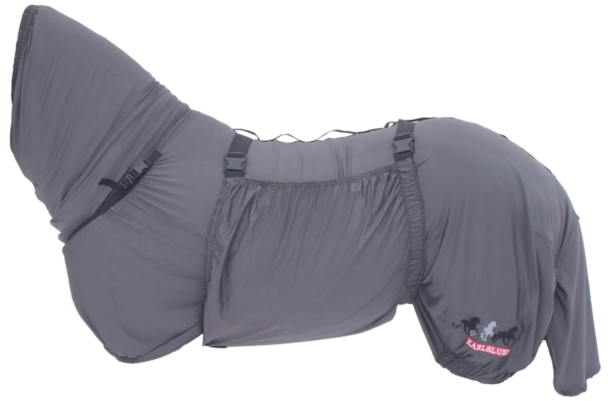 k430 Ekzemdecke, Karlslund anthrazit 125cm